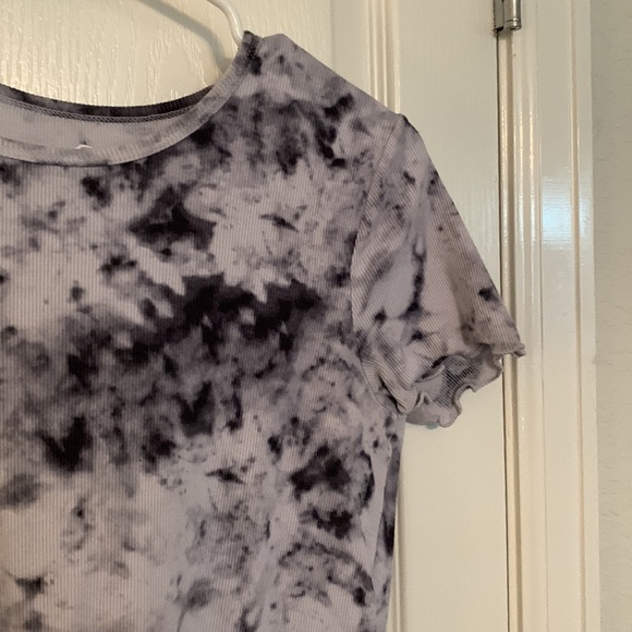 Crop Ribbed Tee - Picture 2 of 3